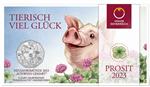 Oostenrijk 5 Euro 2023 'Geluk gehad' Zilver BU