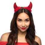 Halloween Haarband Rood Duivel