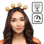 Halloween Haarband Pompoen Led