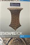 Slimline - Slimline Sta-tafelrok Slang-print Ø85cm