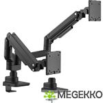 Equip 650182 monitorarm Zwart