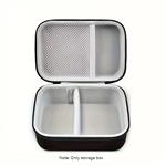 Case ZWART voor Labelprinter oa Phomemo M110 Labelmaker /st handig voor je printertje en accessoires
