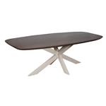 Eettafel Madison Walnut | 280 cm | Deens Ovaal | Poot Sand