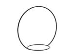 Frame Metalen Ring met ring +/- 50 cm zwart Hanging Circle with ring