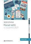 Fiscaal recht in essentie 2021 / In Essentie / IE