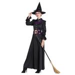 Halloween Jurk Zwart Dames Heks