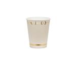 Paper cups Stirrups, beige, 220 ml