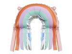 Foil Balloons Rainbow with Fringes, 38x41 cm, mix