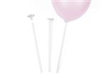 Witte Ballonstokjes 30cm 100st