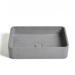 Waskom Ideavit Idea.Gaia 50x32.5x12 cm Vierkant Beton Grijs