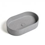 Waskom Ideavit Idea.Form 60x35x12 cm Ovaal Beton Grijs