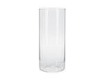 Glass tube for candles, 10x23cm