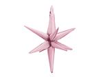 3D foil balloon Star, 70cm, light pink