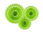 Decorative Rosettes, Apple Green, 20-30cm