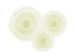 Decorative Rosettes, Light Cream, 20-30cm