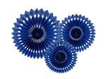 Decorative Rosettes, Navy Blue, 20-30cm