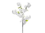 Artificial flower - Blooming Cherry, 97 cm, white