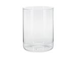 Glass tube for candles, 13x17cm