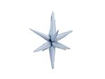 Folieballon Ster 3D, 50cm, misty blauw