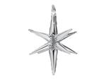 3D foil balloon Star, 105cm, silver