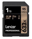 Lexar 1TB Professional 633x UHS-I SDXC Memory Card