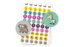 Beloningsstickers - vrolijke dieren