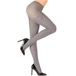 PANTY 40DEN, GLITTER ZILVER