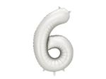 6 Jaar Cijfer Ballon Leeg 86cm