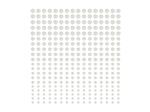 Witte Gezicht Stickers Parels