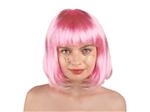 Roze Pruik Bob Met Pony