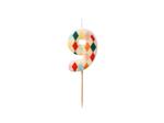 Birthday candle Number 9 Rhombus, 5.5 cm, mix