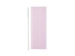 Plastic straws, 23 cm, violet