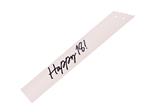 Happy 18 Sash, cream, 76 cm
