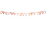 Papierslinger, kaarten, mix van drie kleuren, 3m