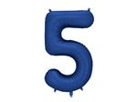 Foil Balloon Number '5', 86cm, navy