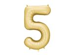 Foil Balloon Number '5', 86 cm, gold