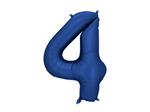 Foil Balloon Number '4', 86cm, navy