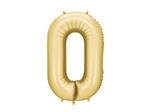 Foil Balloon Number '0', 86 cm, gold