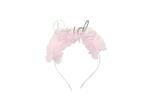 Bride headband with frill, 17.5 x 18 cm, mix