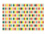 Paper tablecloth Diamonds, mix, 180 x 120 cm