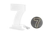LED neon - LED cijfer ''7'', wit, 50cm
