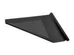 Decoratieve gemetalliseerde folie, zwart, 0,8x25m