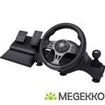 Trust GXT 289 Movi Zwart USB Stuurwiel & Pedalen