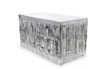 Tafelrok zilver 300x80cm
