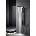 Douchepaneel Nero Future Best Design Met Massagejets en Handdouche Mat Zwart