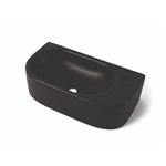 Fontein Luca Sanitair Ceramics 40x21,5x12 cm Keramiek Rechts Mat Zwart