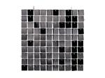 Sequin backdrop panel, square-shape, black, 30x30 cm
