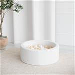 Ballenbad - Boucle - 90x30cm - Wit Excl ballen