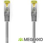 CAT7 Netwerkkabel | S/FTP | RJ45 Male | RJ45 Male | 20.0 m | Snagless | Rond | LSZH | Grijs | Label