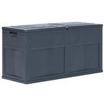 vidaXL Opbergkist 320 L zwart